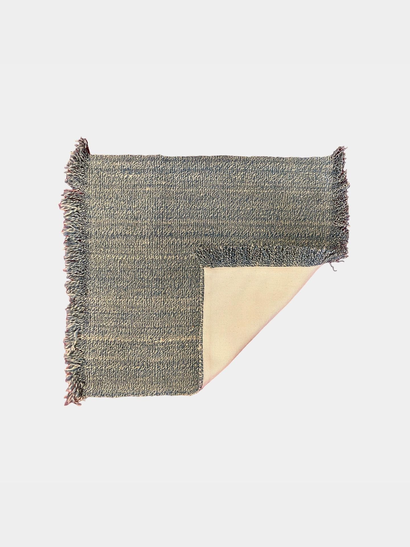 کوسن پشم آبی گلیم