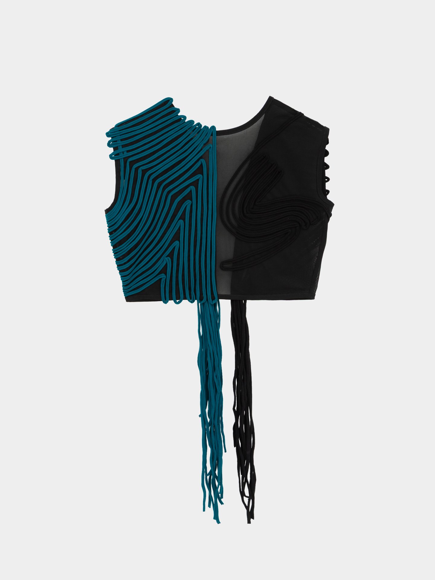 تاپ Selena سبز   مشکی