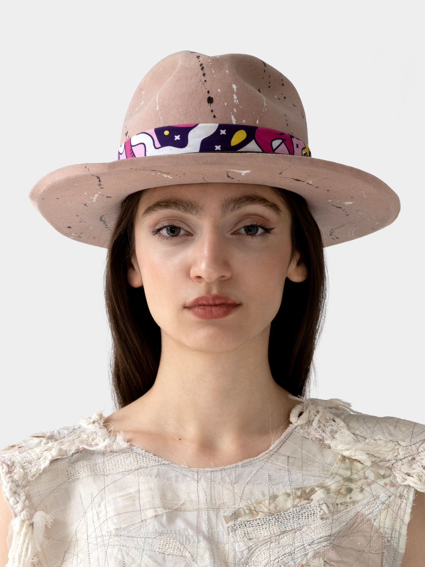 کلاه صورتی Pinky cowboy