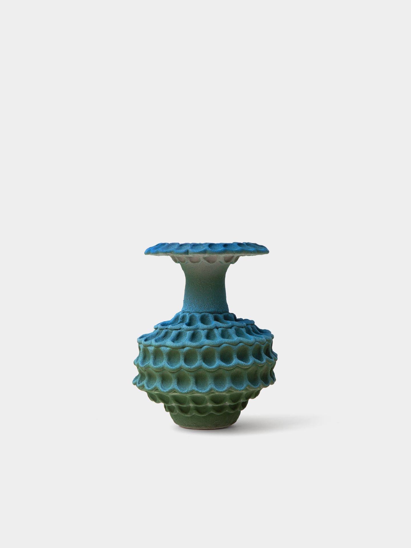 گلدان کندوان آبی