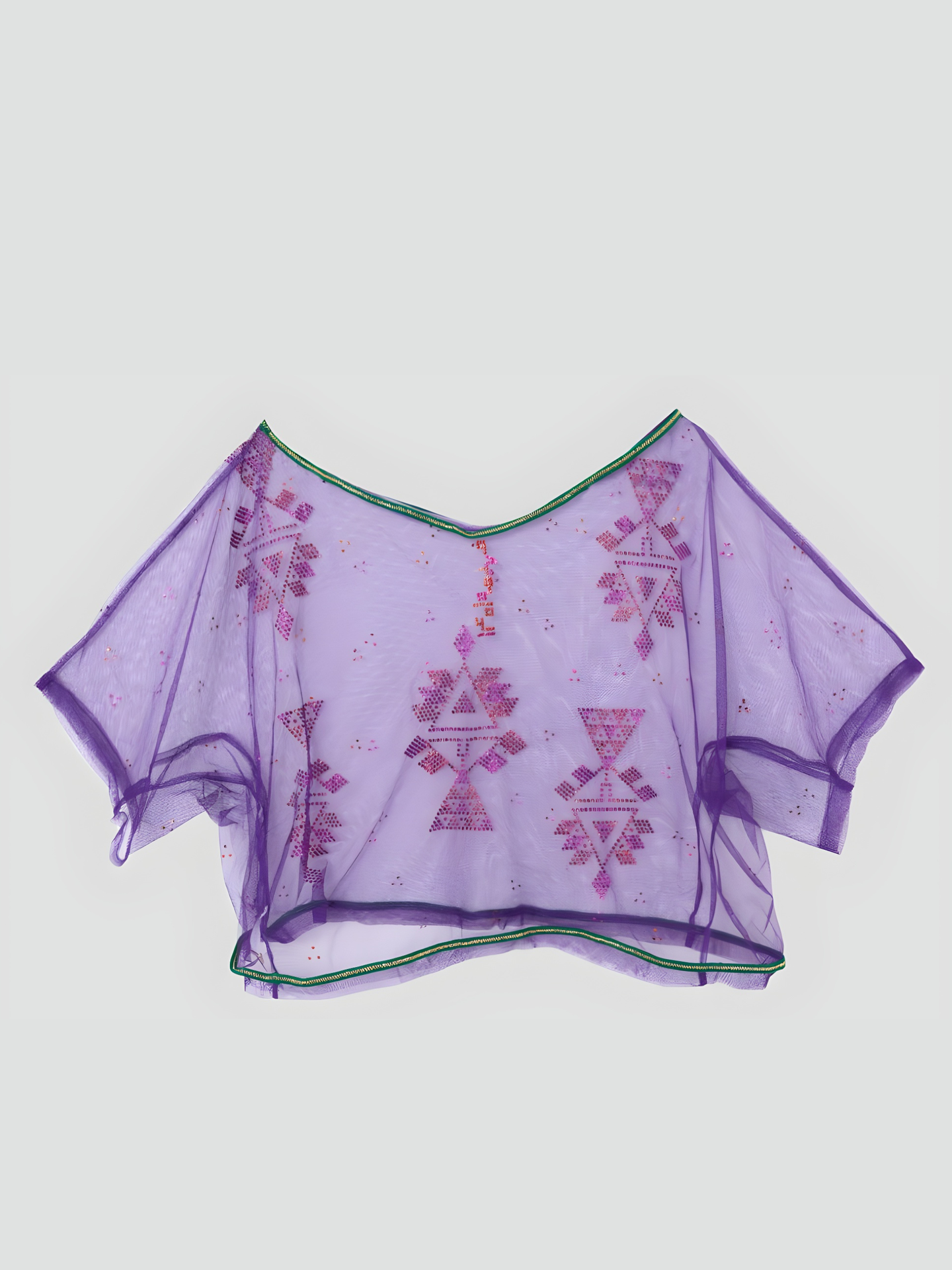 بلوز کوتاه خوس طرح سه