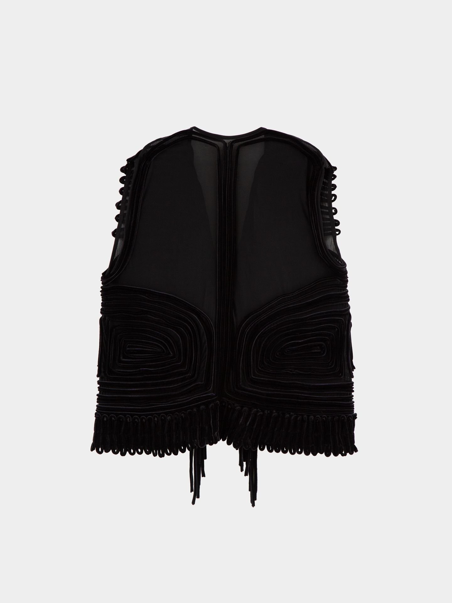 جلیقه مشکی ورس سه طرفه velvet