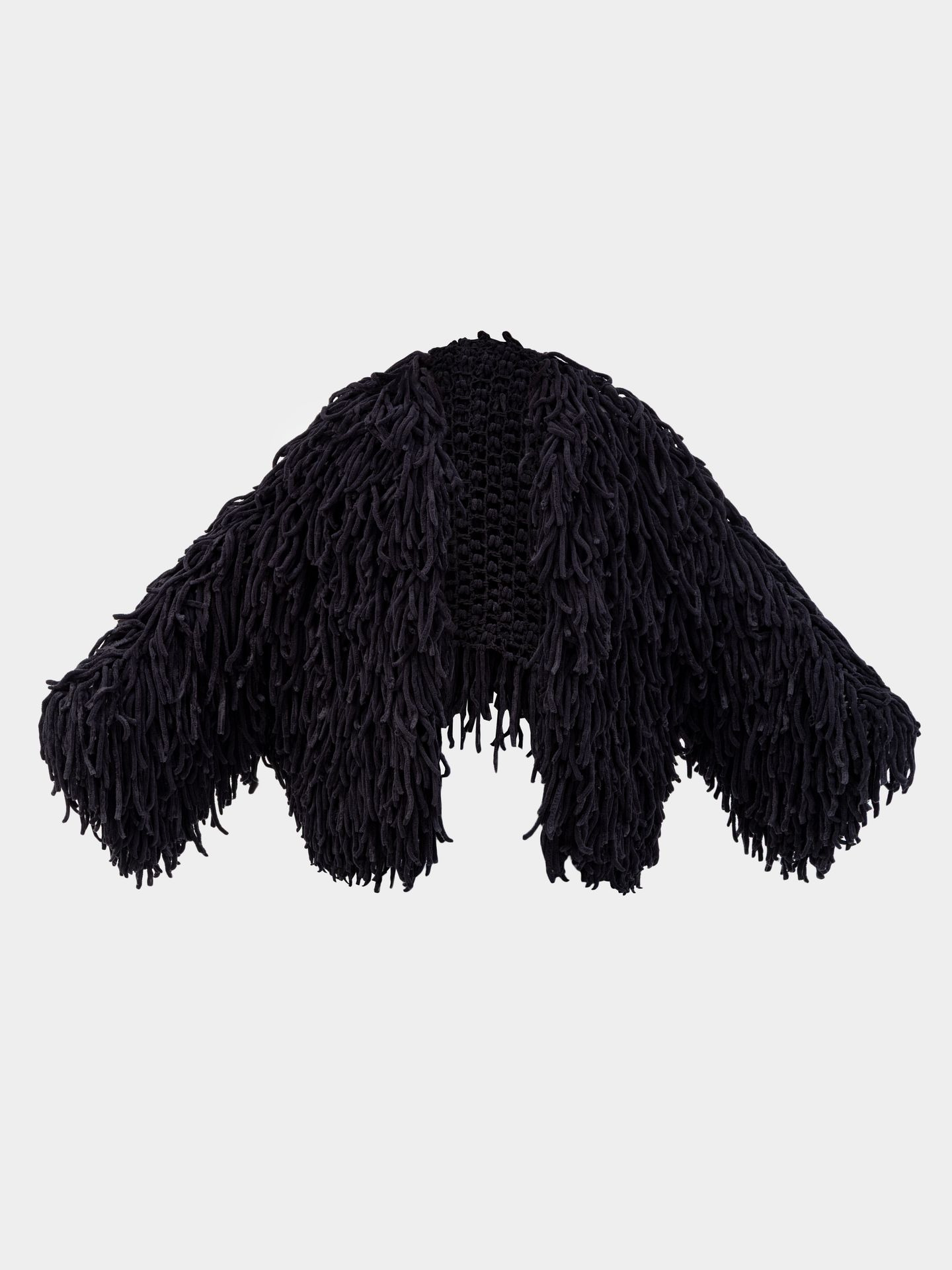 کت مخمل مشکی Velvet fringe