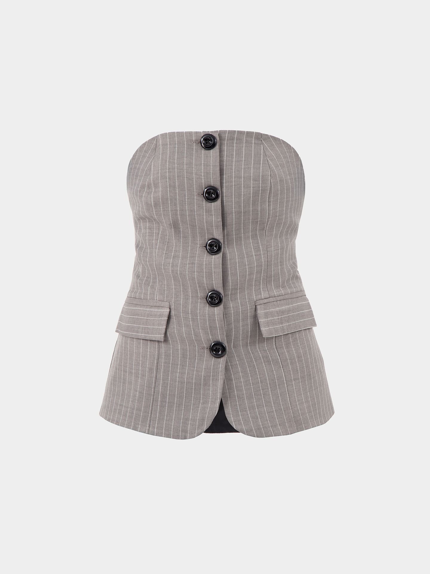 ست تاپ شلوار خاکستری