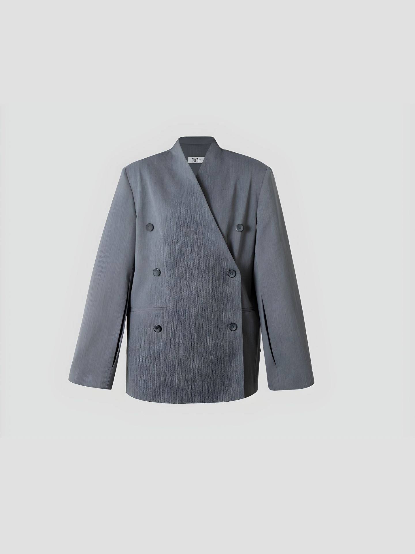 کت زنانه نخ و پلی استر Double-vested blazer