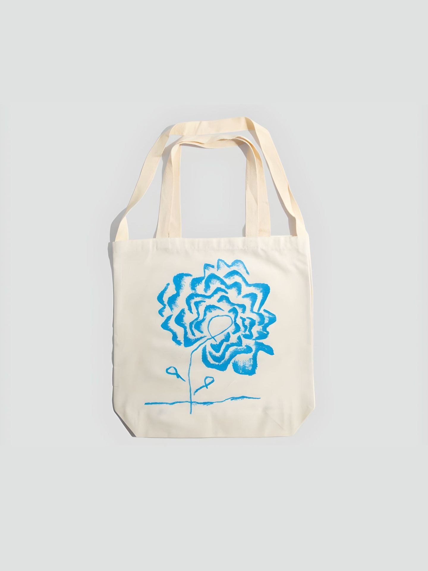 کیف پارچه ای با گل مولهت