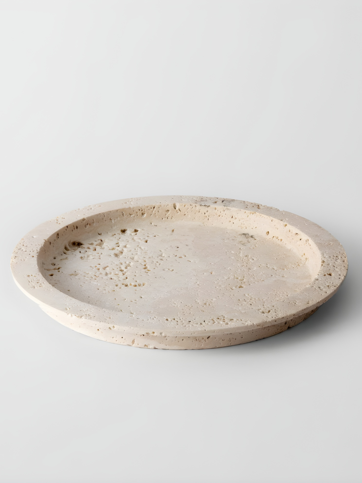 سینی لبه دار سنگ تراورتن