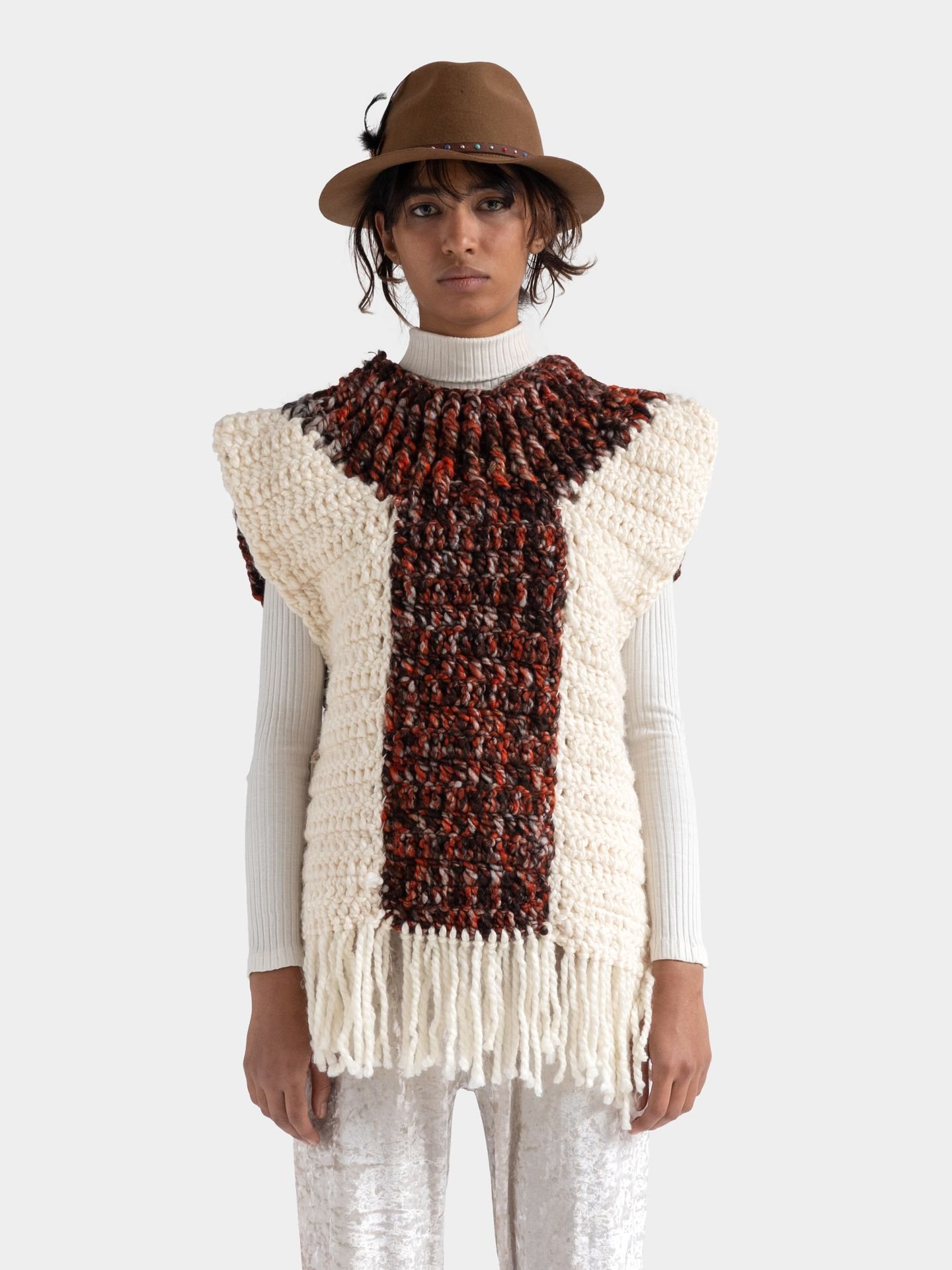 جلیقه cowl neck