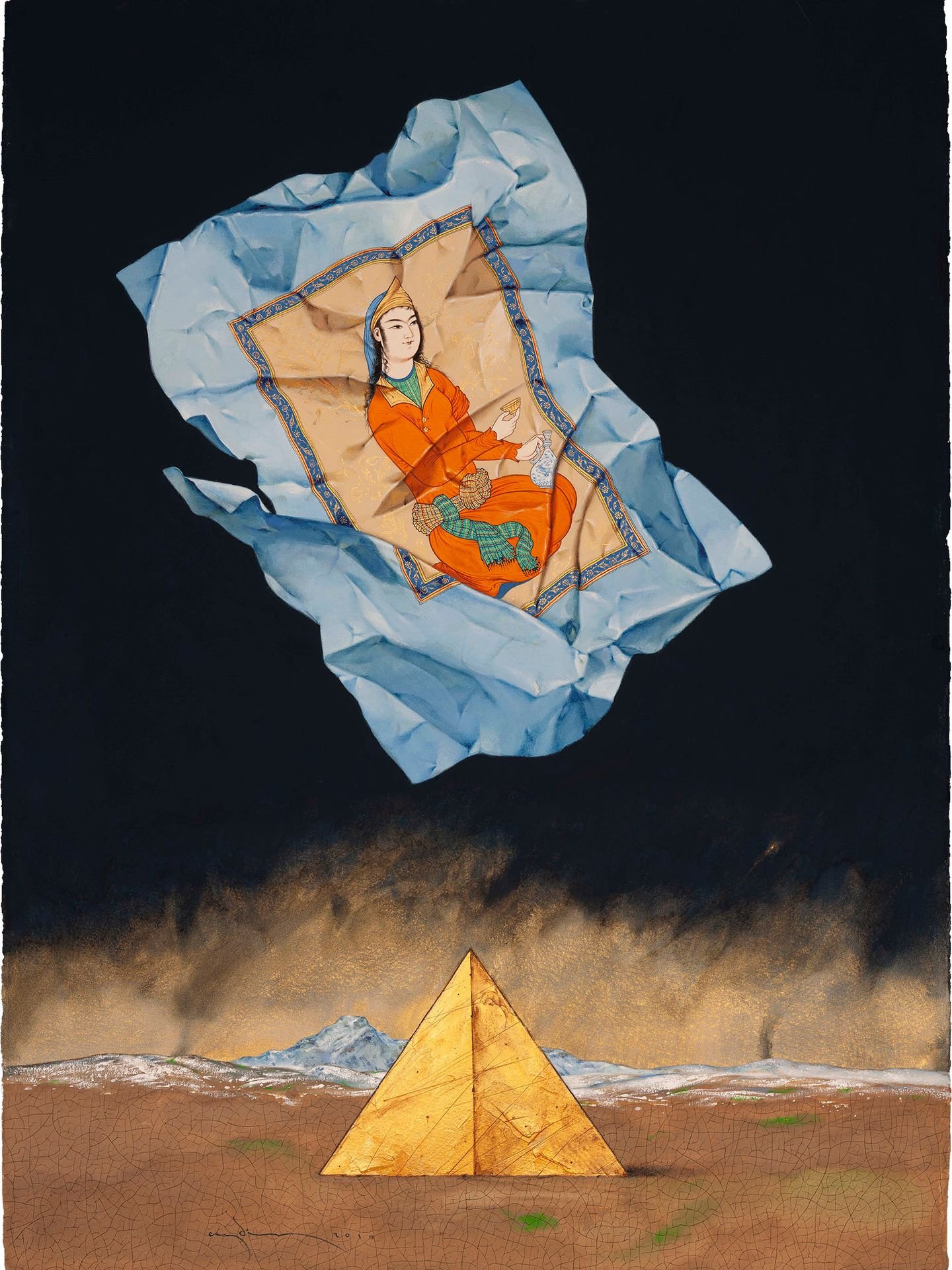 آیدین آغداشلو - Crumpled Miniature, 2019