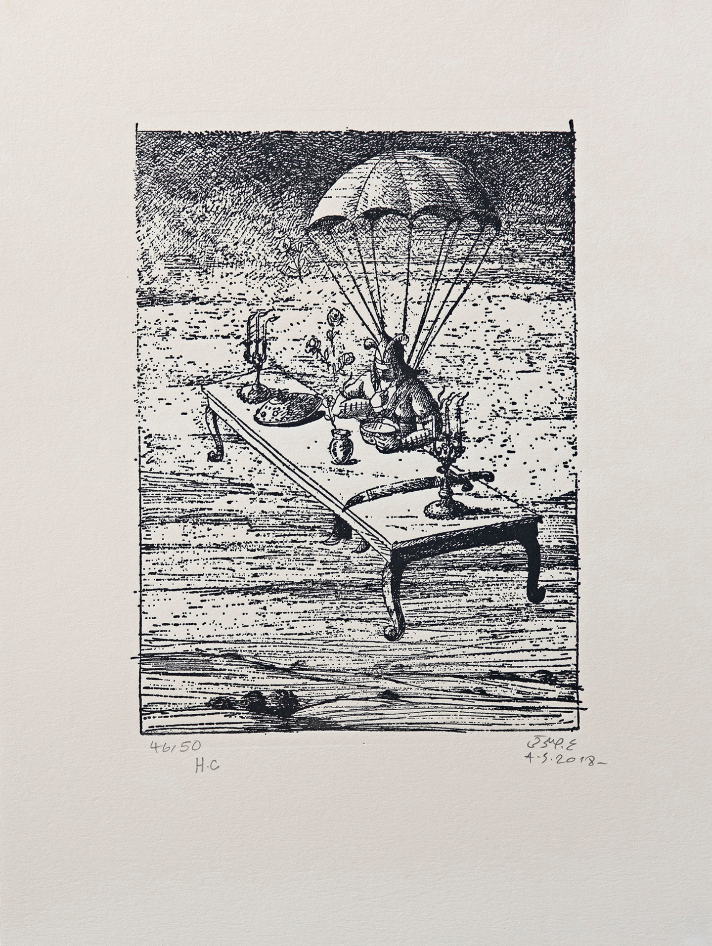 علی اکبر صادقی - Untitled , 2018