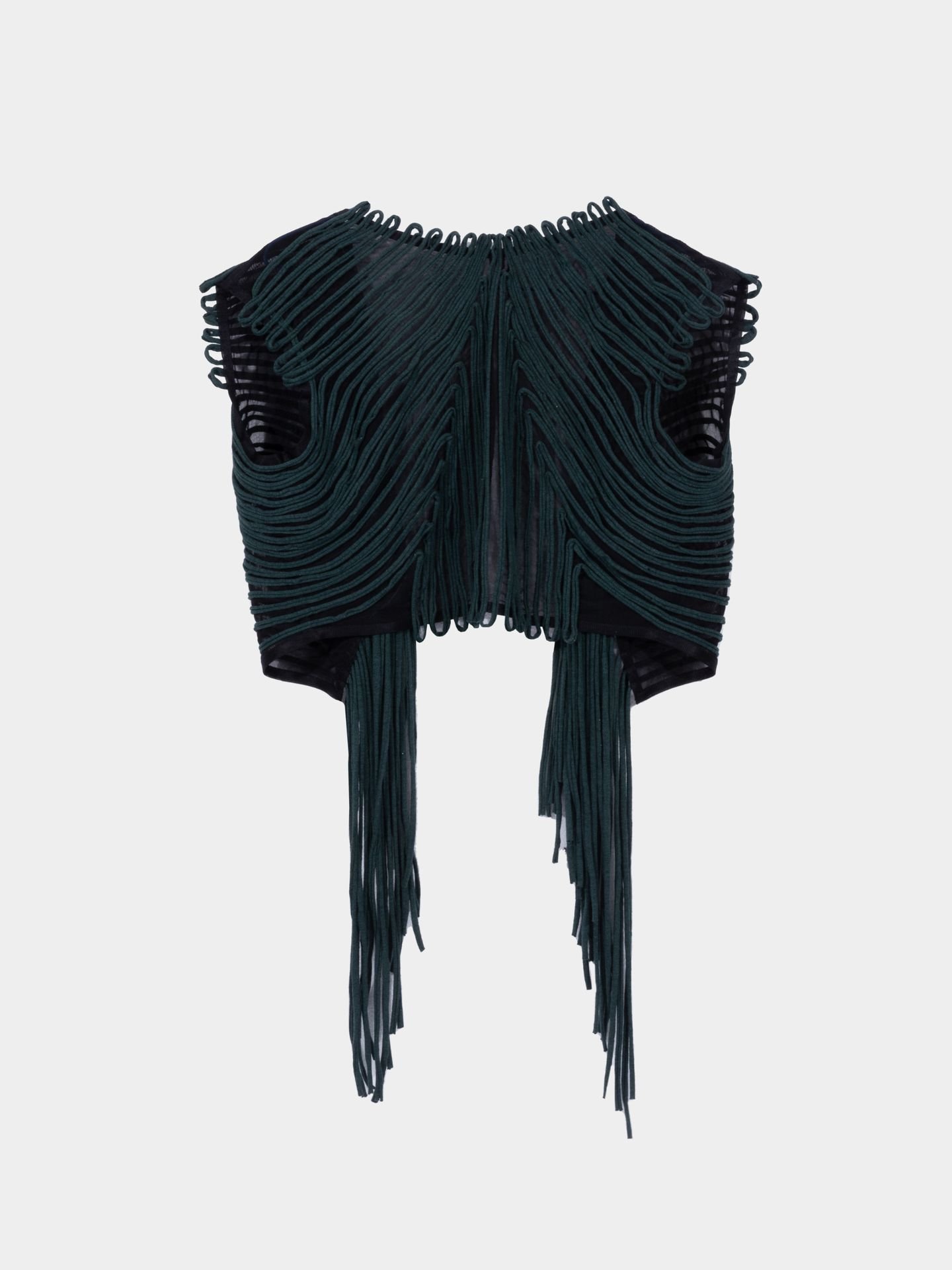تاپ کوتاه دو طرفه سبز آبی Echo