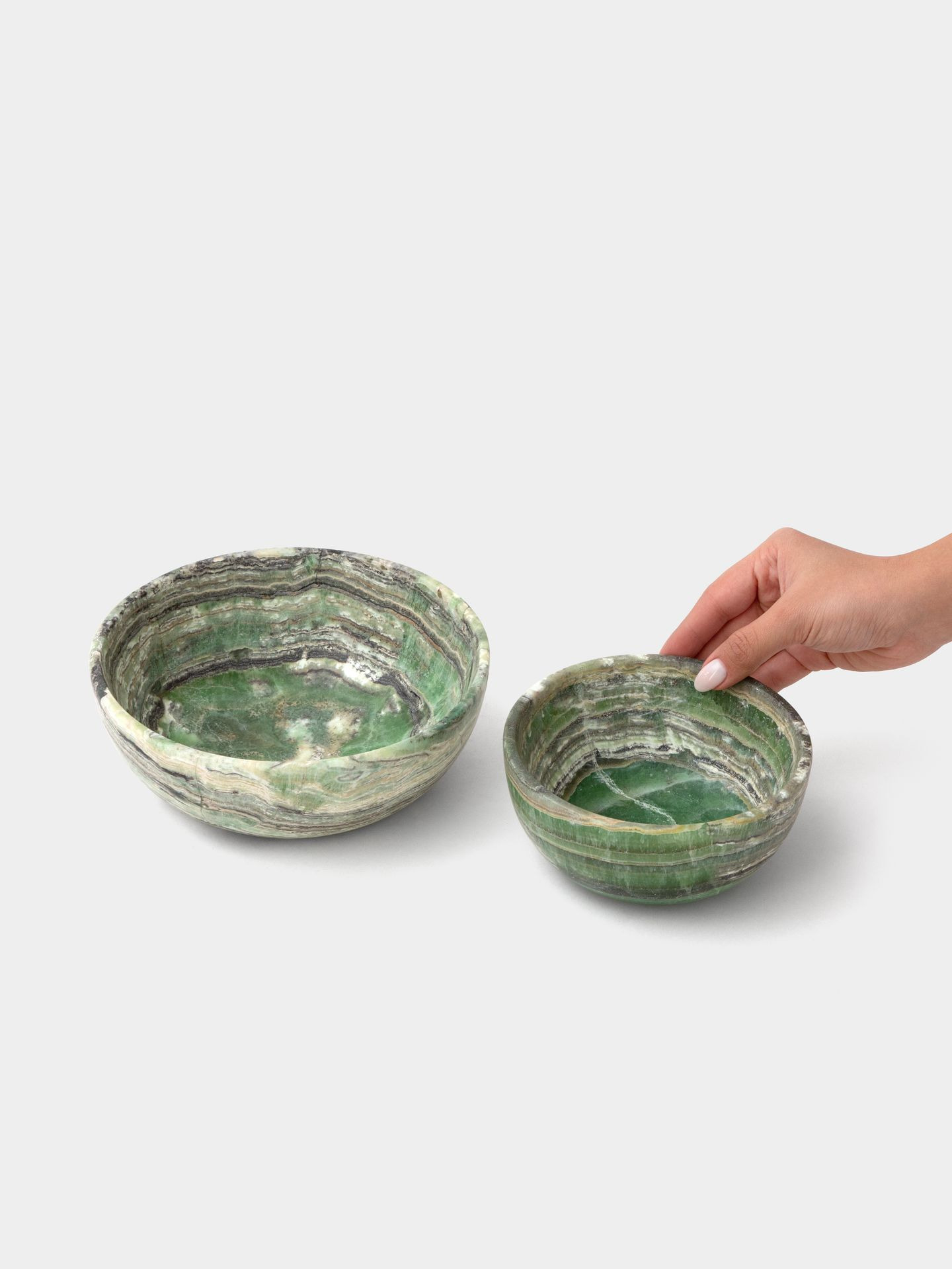 كاسه مرمر سبز اسمرالدو