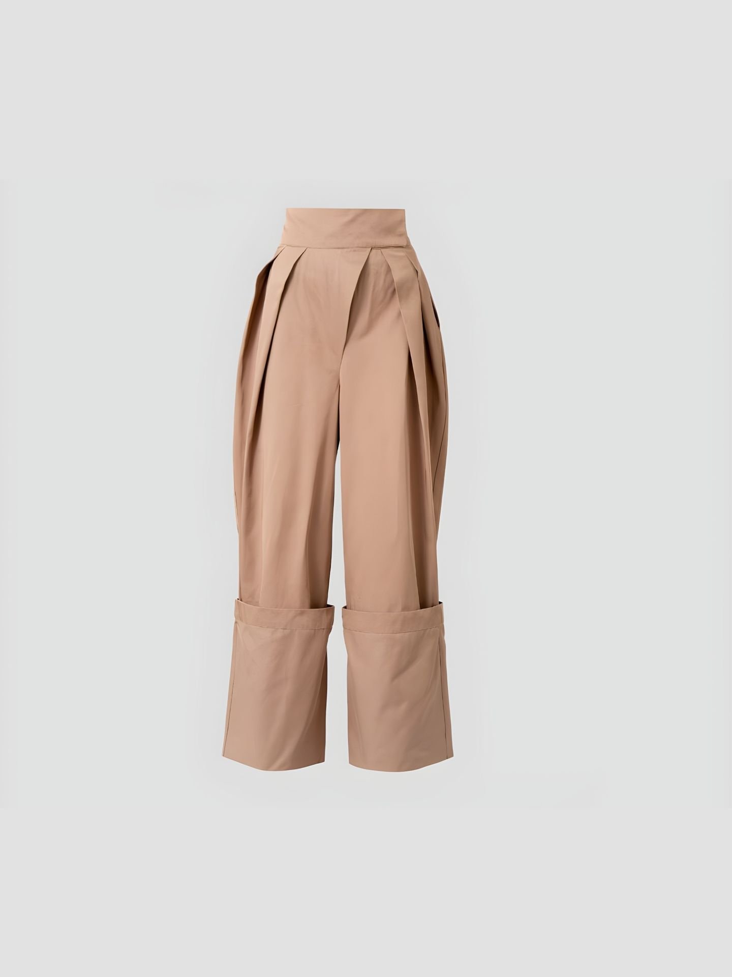 شلوار زنانه نخی Tailored Folded
