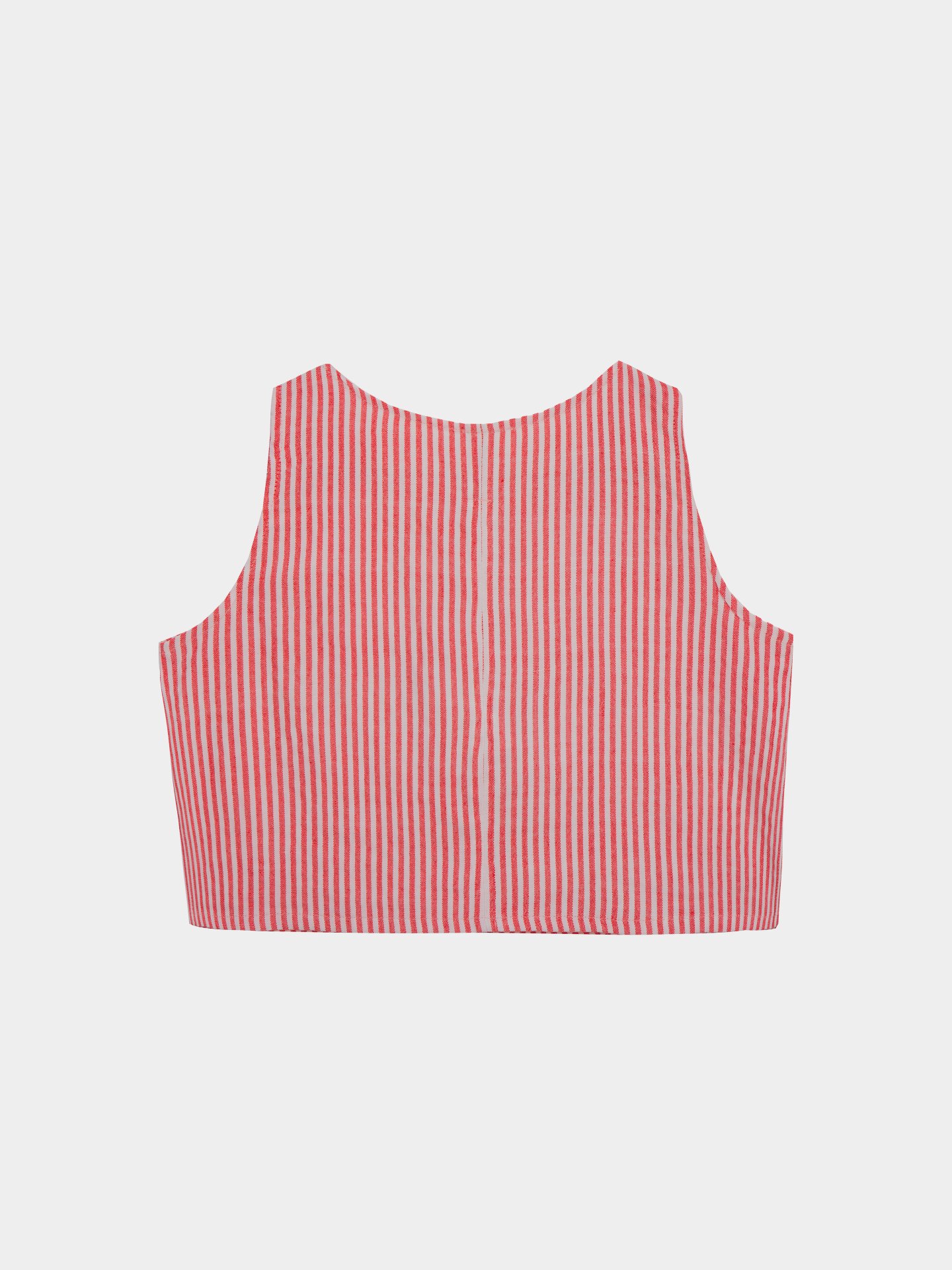 ست تاپ و شلوارک راه راه صورتی