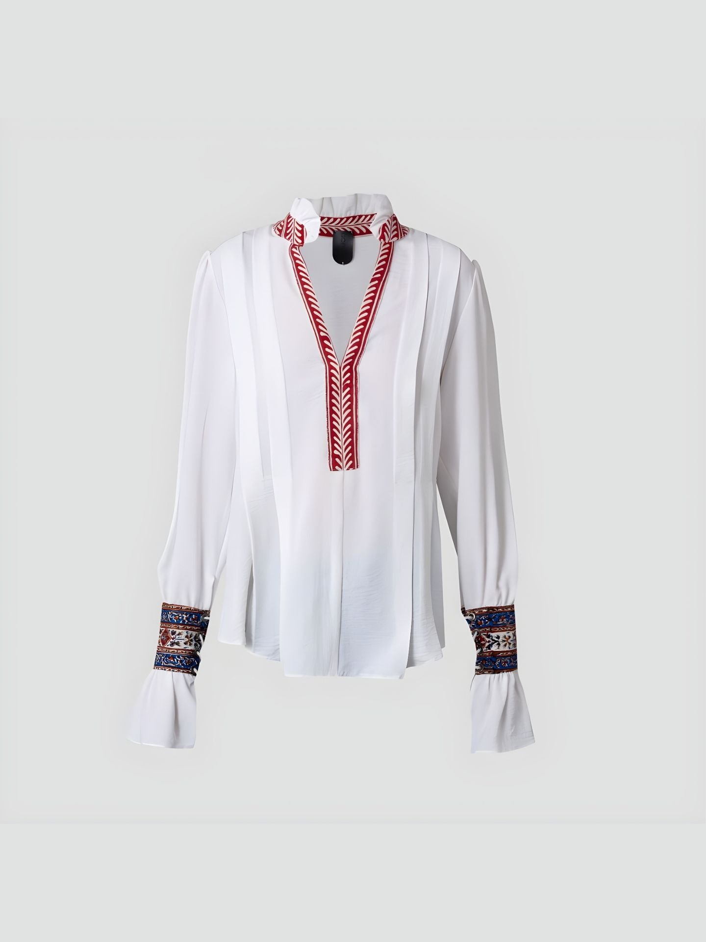 شومیز زنانه سفید نخی