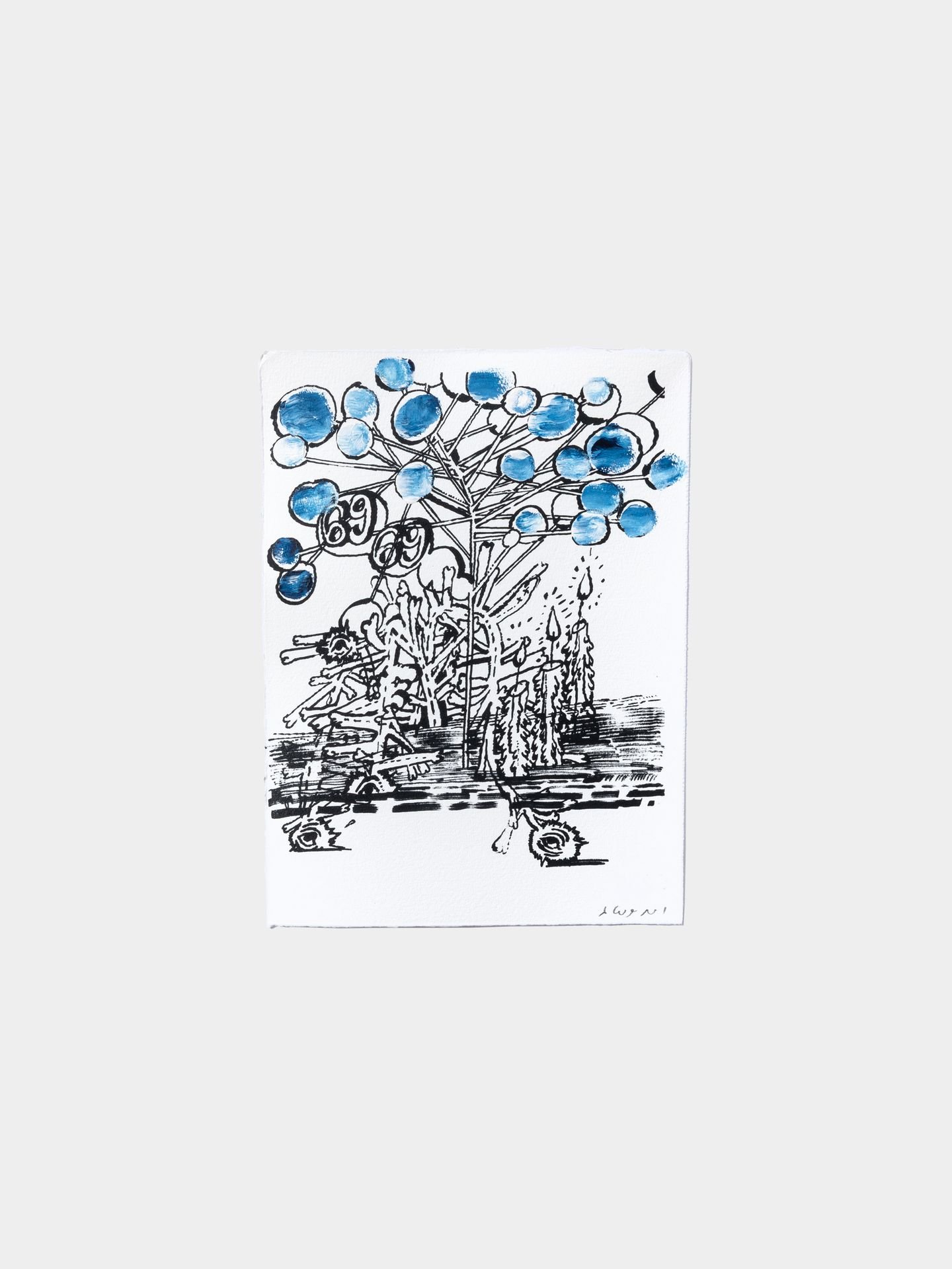 پرینت زمستان سرگردان آبی (امیر فرهاد)