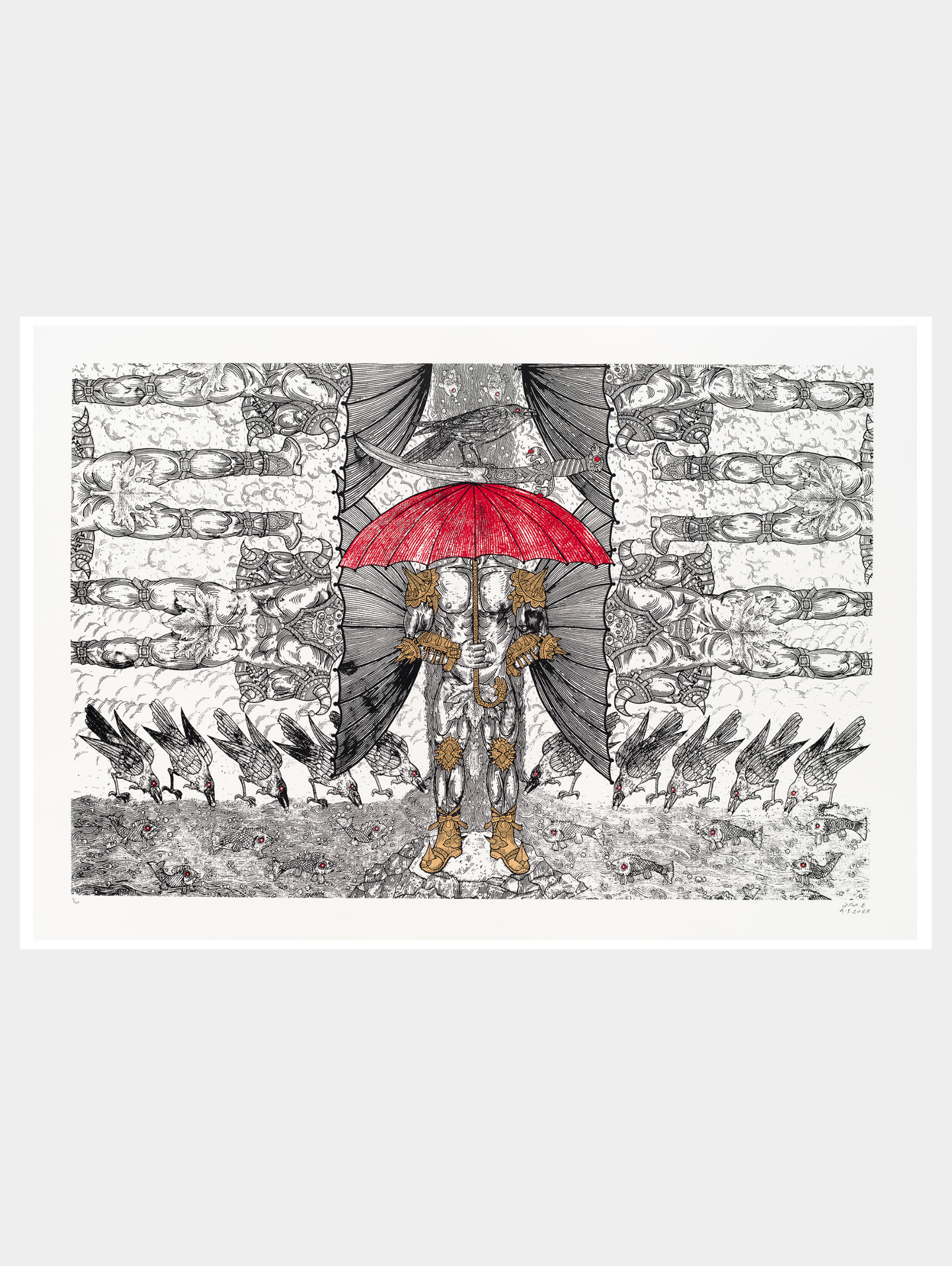 علی اکبر صادقی - Camouflage , 2023