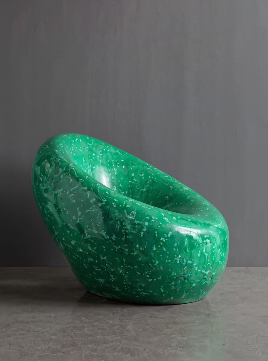  صندلی سبز  براق Holie