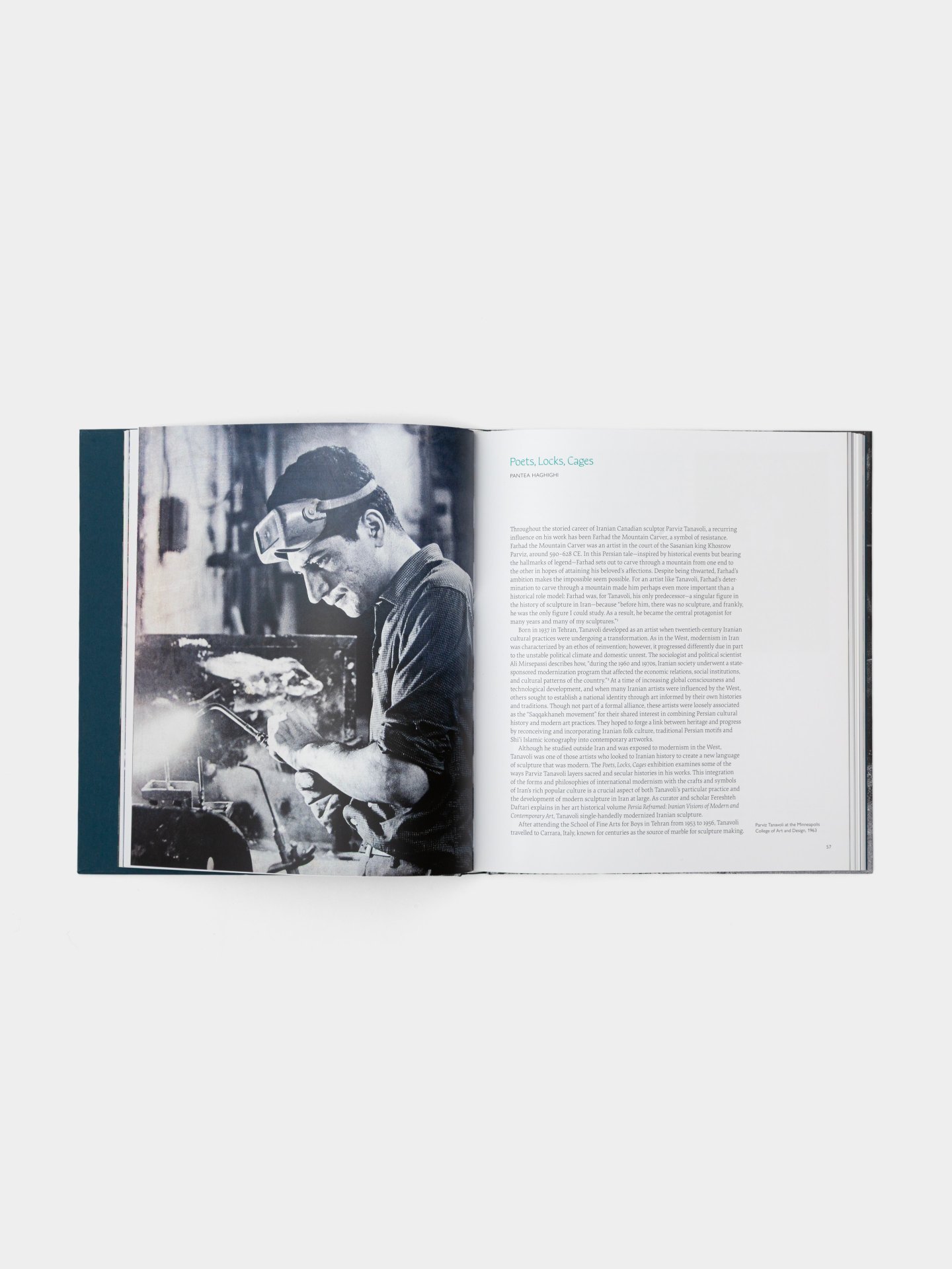 کتاب Parviz Tanavoli : poets, locks, cages