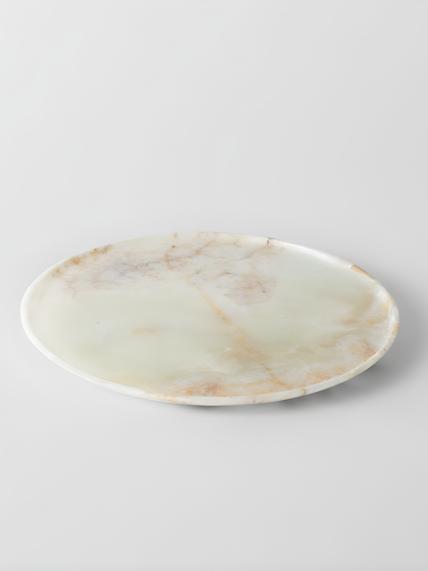 سینی  گرد سنگ لبه دار
