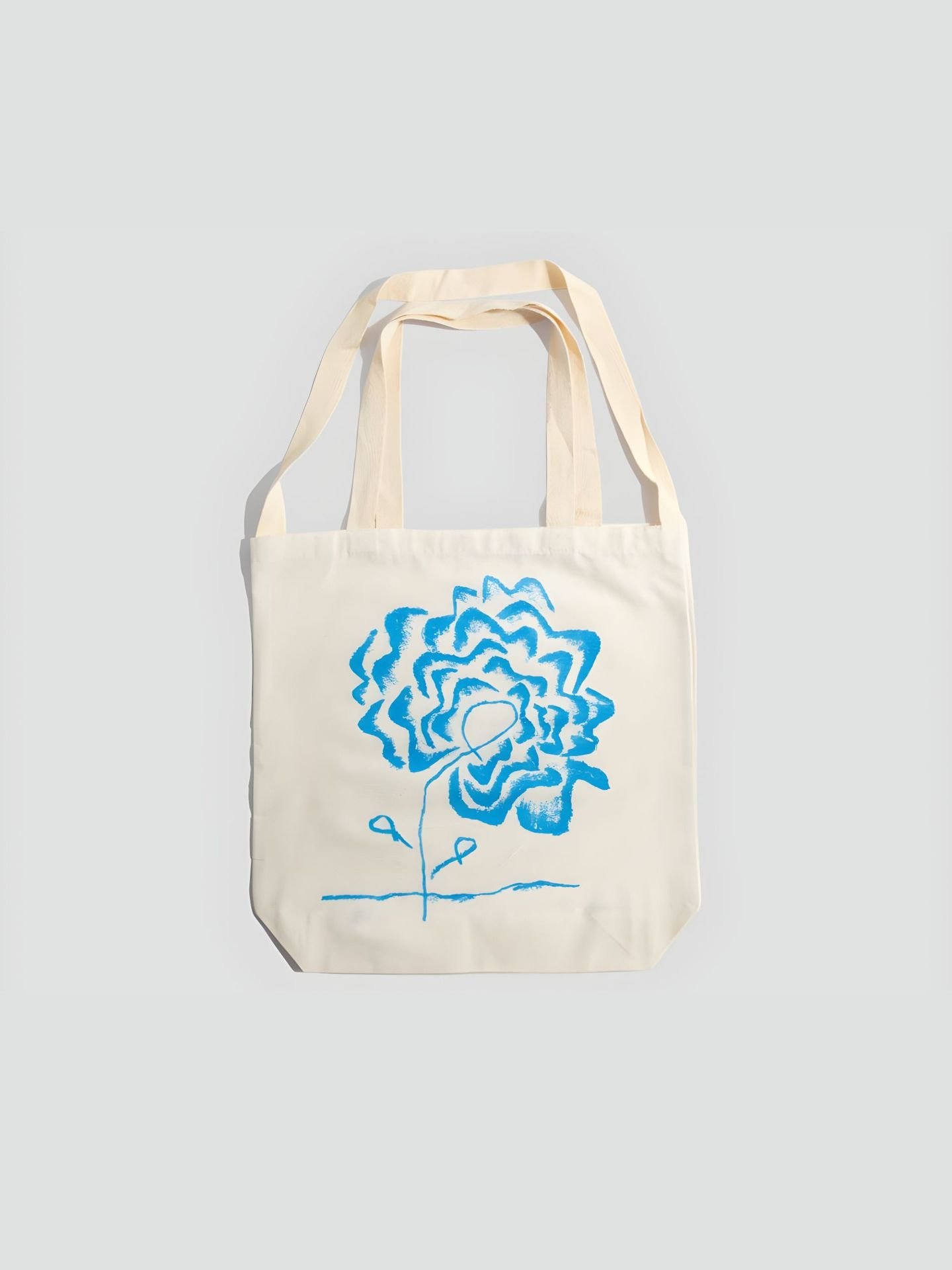 کیف پارچه ای با گل مولهت