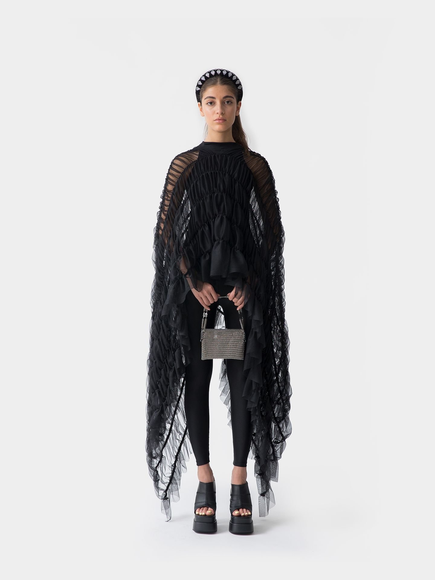 پیراهن زنانه تور gleam fall