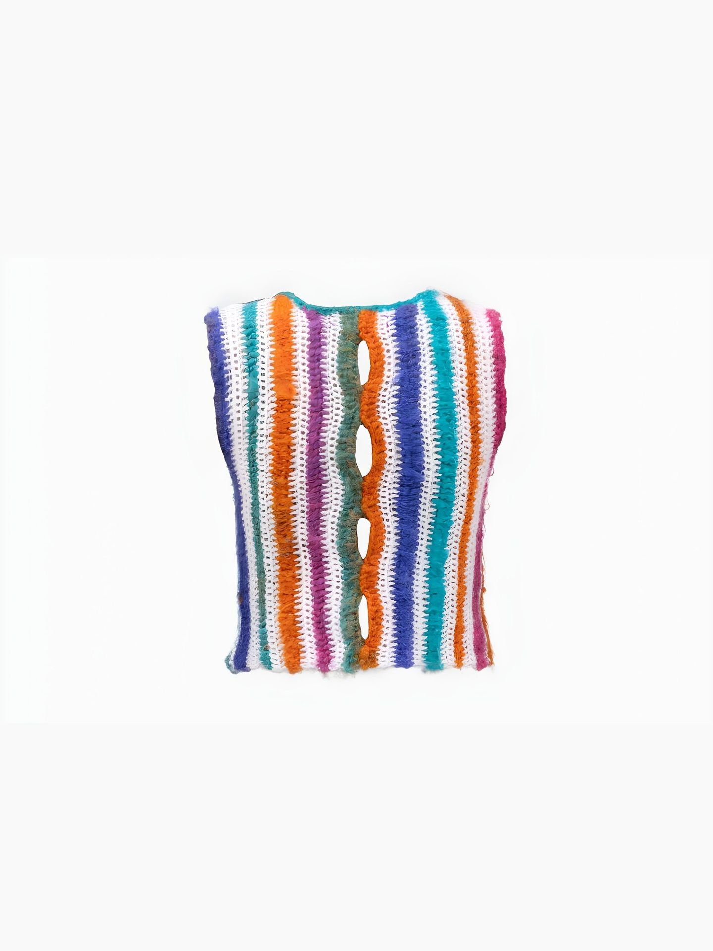 تاپ زنانه موهر راه راه رنگی