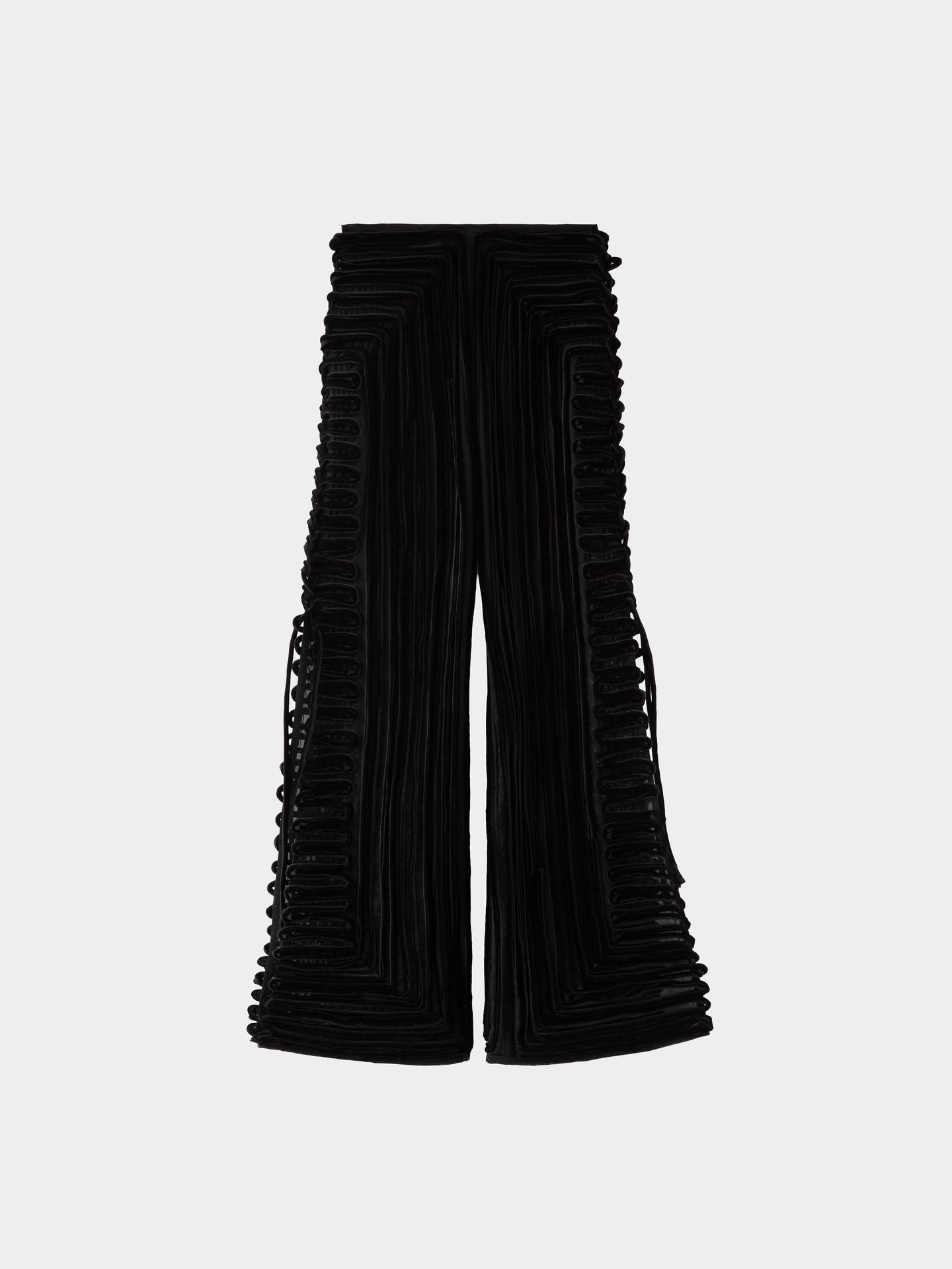 شلوار بند دار مشکی Enigma velvet