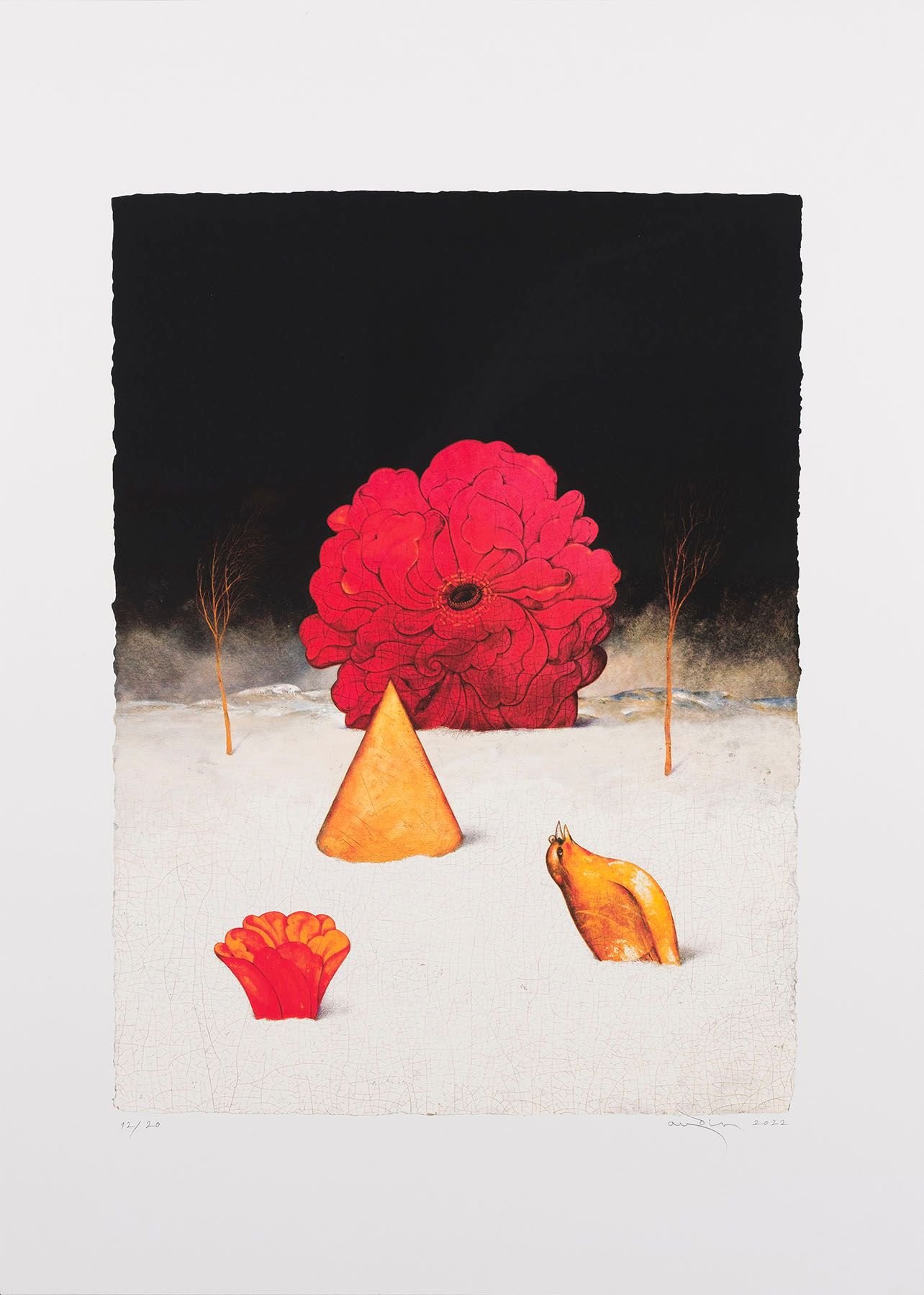 آیدین آغداشلو - Snowy Memories III, 2018
