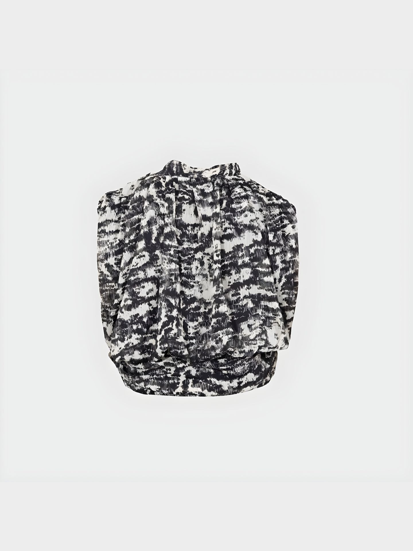 تاپ زنانه حریر مشکی سفید 