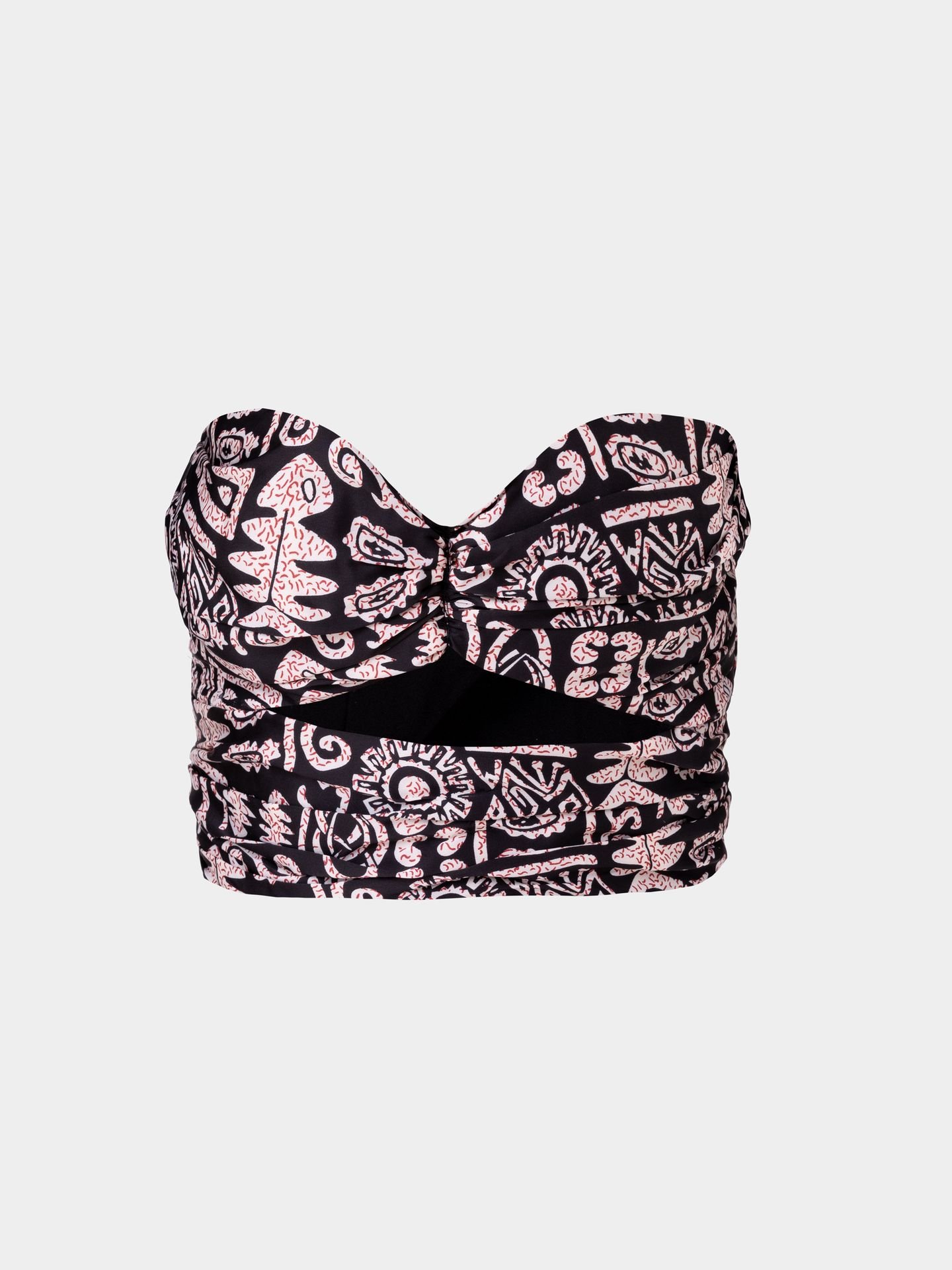 تاپ زنانه دکلته ساتن سیلک دلربا