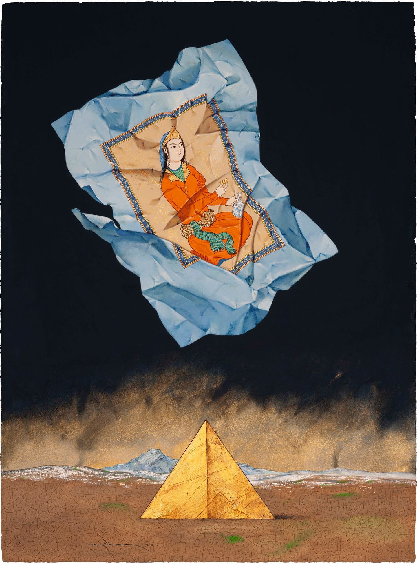 آیدین آغداشلو - Crumpled Miniature, 2019