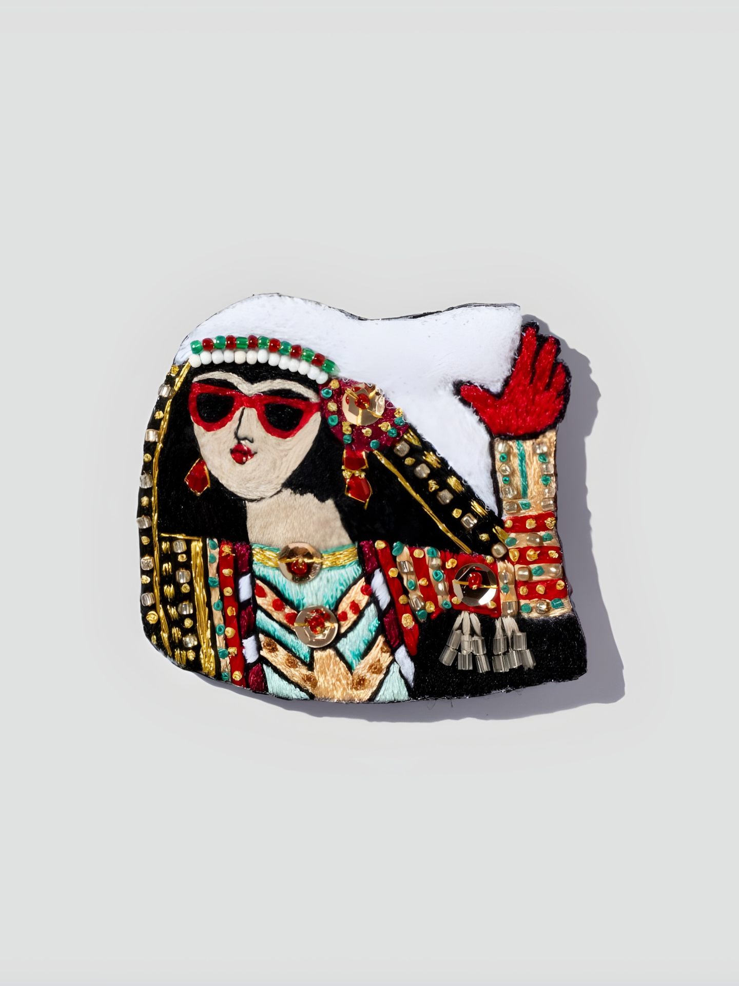 گل سینه دختر قجری