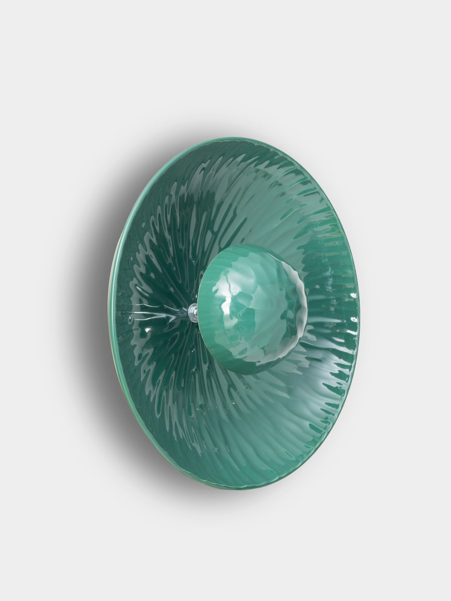 چراغ دیواری سرامیکی سبز روشن نوا