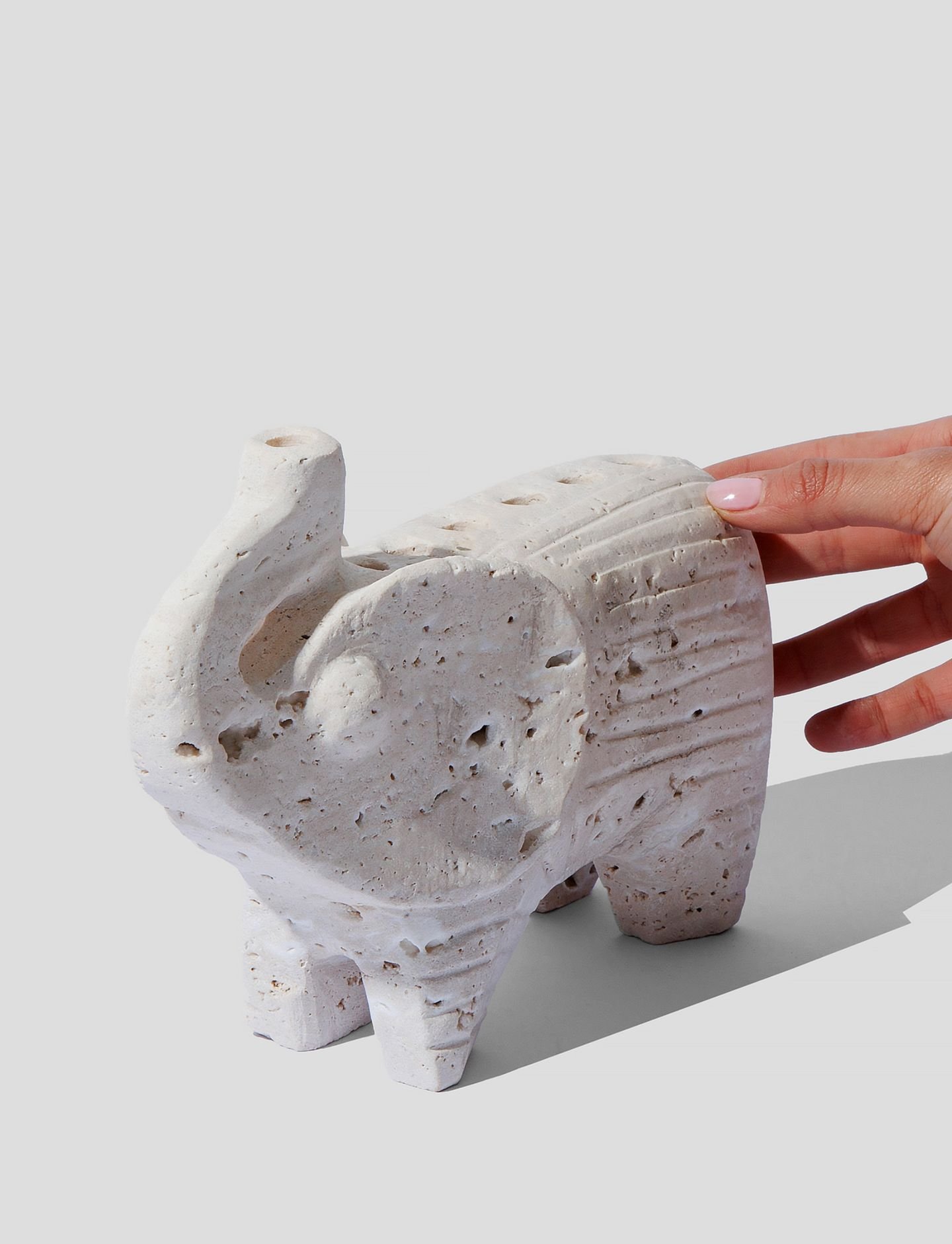 مجسمه و جاشمعی سنگ فیل